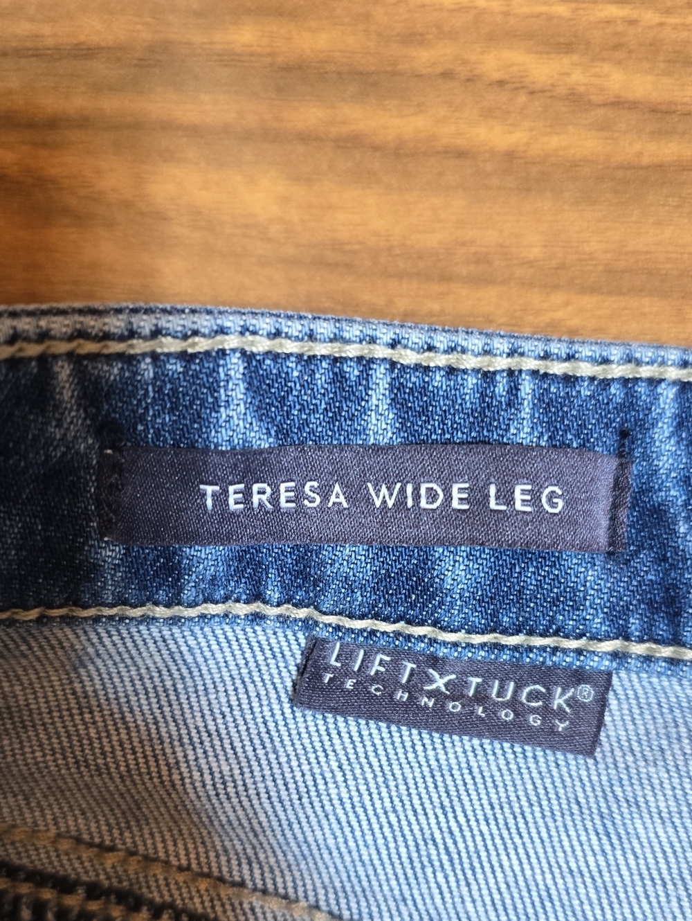 NYDJ Teresa Wide Leg Jeans - Romantic Indigo - Picture 6 of 16